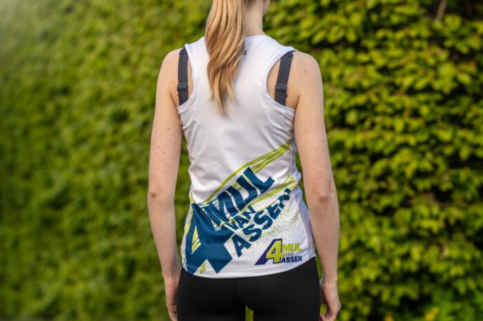 Dames-Singlet 4 Mijl van Assen 2024 - Achterzijde