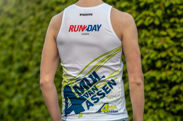 Heren-Singlet 4 Mijl van Assen 2024 - Achterzijde