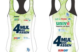 Clinics-singlet Dames bij 4 Mijl van Assen 2025
