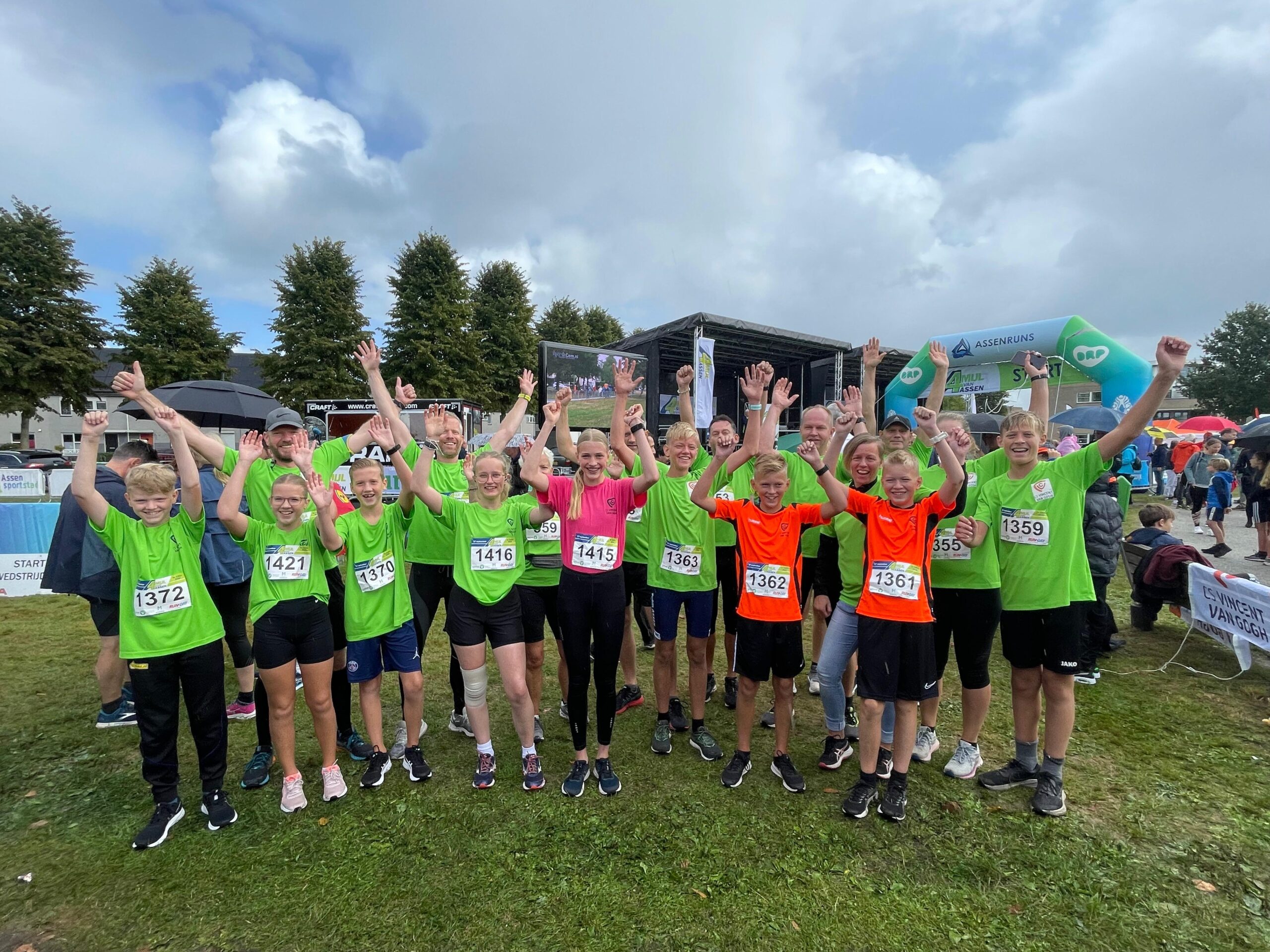 Team-foto Vincent tbv CollegeRun Foto VO-scholieren tbv CollegeRun